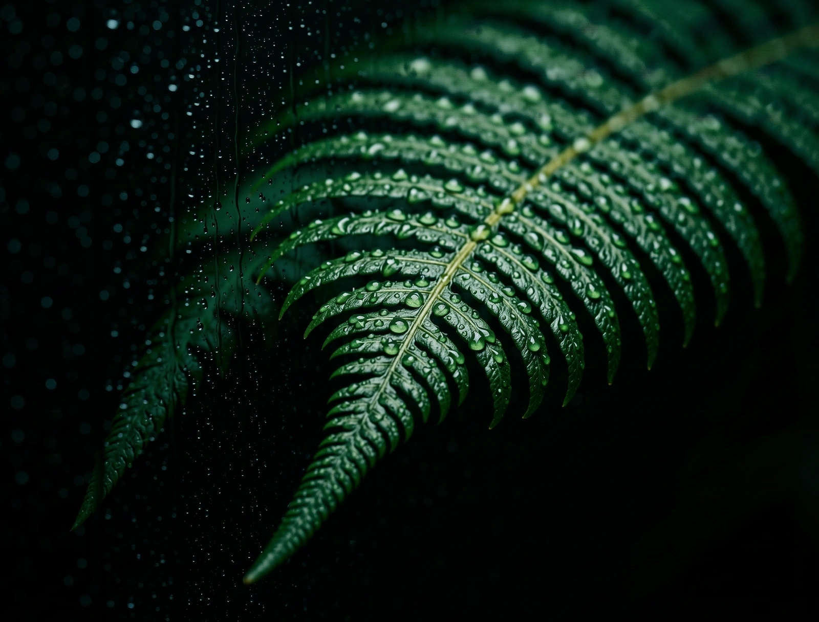 Macro detail of botanical structure
