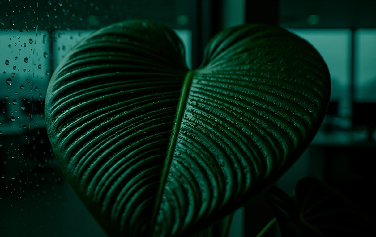 Macro botanical structure representing organizational growth